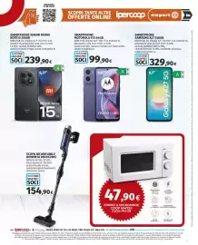 Volantino Ipercoop Pagina 35: Smartphone Samsung A27 256GB €329,90, Smartphone Motorola E15 €99,90