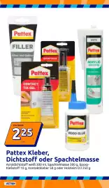 Action Flugblatt woche 39 Seite 8: Pattex Kleber, Dichtstoff oder Spachtelmasse €2,25