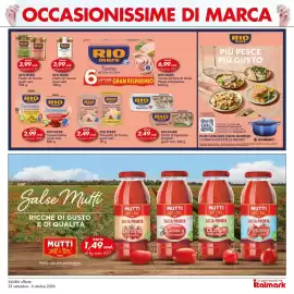 Volantino Italmark Pagina 3: Rio mare Trancetti di Tonno €2,49, Rio Mare Filetti di Tonno €3,99