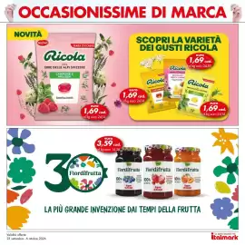 Volantino Italmark Pagina 7: Ricola L'Originale €1,69, Fiordifrutta €3,59