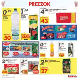 Volantino Italmark Pagina 15: Paella Consilia €3,99, Pizza Margherita Italpizza €2,99