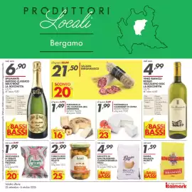 Volantino Italmark Pagina 18: Formagella Val Cavallina (BG) €1,49, Mozzarella di Seriate Caseificio Preziosa €1,99