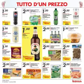 Volantino Italmark Pagina 7: Cuori di carciofo Frosta €2,00, Acqua naturale San Benedetto €2,00