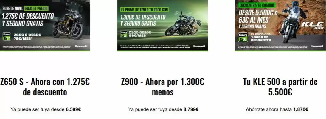 Kawasaki (válido hasta el 31-12)
