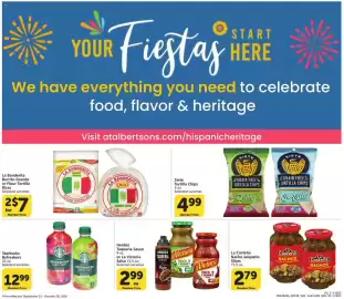 Vons weekly ad Page 3: La Costeña nacho jalapeño slices €2,79, La Banderita burrito grande or flour tortilla ricas €7,00