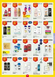 Folheto Auchan semana 39 Página 37: Vaseline Géis de Banho, Dove desodorizantes