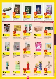 Folheto Auchan semana 39 Página 45: Osso de Presunto p/ Cão Auchan €2,29, Ração p/ Gato Auchan €7,79