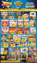 Encarte Supermercados Guanabara Página 1: Filé de Peito €14,97, Linguiça Tipo Calabresa €18,98