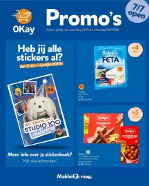 OKay folder Pagina 1: Salakis feta Classic €3,79, Beckers bitterballen €6,30
