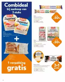 OKay folder Pagina 14: Herta alle spek of baconreeppjes natuur €4,04, Herta bladerdeeg €2,99