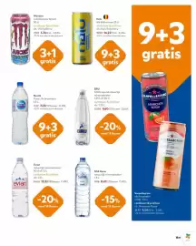 OKay folder Pagina 17: Nestlé Pure Life bronwater €7,03, Evian natuurlijk mineraalwater €13,32