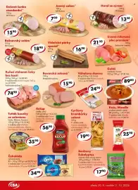 CBA leták | Potraviny Strana 3: Dušená šunka kulatá standard 100g €15,90, Vídeňské párky 100g €16,90
