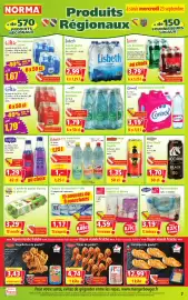 Norma folder week 39 Pagina 7: Diabolo €1,29, Eau aromatisée Lisbeth €1,25