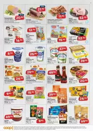 Coop leták | Jednota Strana 2: Tenké párky, Jemné párky €11,90, Dušená šunka €20,90