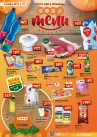 COOP TIP leták Strana 1: Hellmann's omáčka €49,90, Jihlavanka zrnková káva €219,00