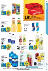 Catálogo E.Leclerc Página 15: Hohes C agua vitaminada €1,00, Font Vella agua mineral natural €0,77