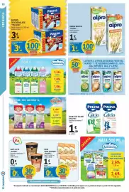 Catálogo E.Leclerc Página 18: Puleva leche vita calcio €1,29, Eligés nata para cocinar €1,85