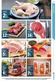 Catálogo E.Leclerc Página 21: Caysan lomo extra de cerdo €5,99, Carne de añOjo para guisar €12,89