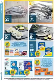 Catálogo E.Leclerc Página 24: Anilla de pota €6,90, Pescadilla fresca €7,90