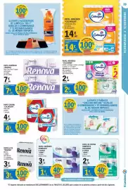 Catálogo E.Leclerc Página 29: Sabe papel higiénico compacto €3,54, Renova papel higiénico €7,95