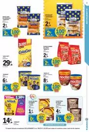 Catálogo E.Leclerc Página 3: Nesquik €4,62, Nocilla cookies booms rellenas €2,29