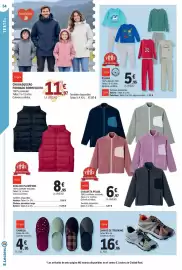 Catálogo E.Leclerc Página 34: Tissaia pijama €5,95, TiiSaia chubasquero forrado borreguito €11,97