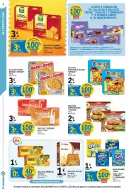 Catálogo E.Leclerc Página 4: Artiach galletas dinosaurus huevos €2,45, Artiach galletas marbú dorada €3,45