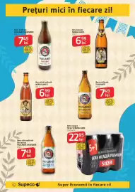 Catalog Supeco Pagină 4: Silva bere neagră strong dark €22,95, Paulaner münchner hell €7,49