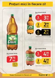 Catalog Supeco Pagină 5: Bere blondă Ciucas €3,39, Bere blondă Ciucas €4,99