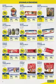 Metro akciós újság Oldal 7: NUTELLA B-ready €1.149,00, HARIBO GHOST POP NYALÓKA €649,00