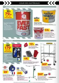 Catalogue Mr Bricolage page 6: MAUVILAC Peinture acrylique Covatex blanc €59,90, Everfast latex noir €53,90