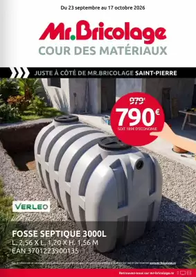 Mr Bricolage (valable jusqu'au 17-10)
