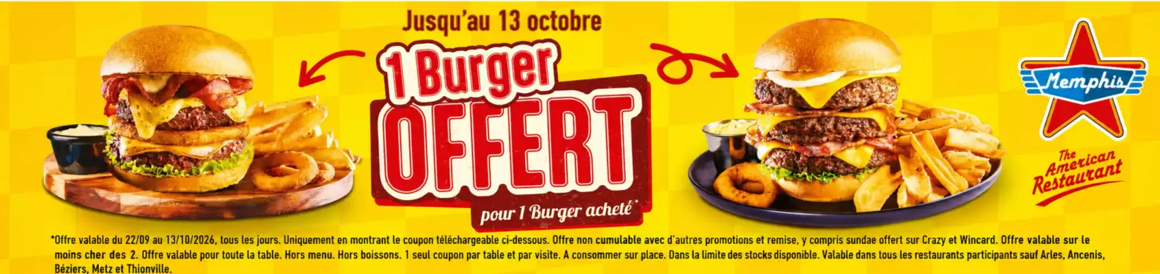 Memphis Coffee (valable jusqu'au 13-10)
