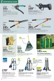 Catalogue Espace emeraude page 2: Leborgne Balai à gazon XL €21,90, ROSTAING Gants de jardin pro €16,90