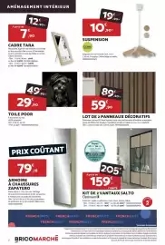 Catalogue Bricomarché page 2: Optimum KIT DE 2 VANTAUX SALTO €159,00, PANNEAUX DÉCORATIFS €59,90