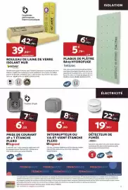 Catalogue Bricomarché page 5: LES Excellentes performances thermo-acoustiques ISOVer SAINT-GOBAIN les membre Laine de verre