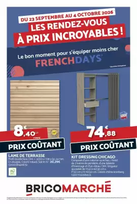 Bricomarché (valable jusqu'au 4-10)