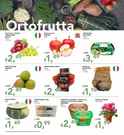 Volantino Migross Supermercati e Market Pagina 2: Ortofrutta UVA ITALIA / ROSATA / SENZA SEMI BIANCA 750 g € 3,32 al kg MELE