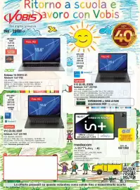 Volantino Vobis Pagina 1: Ritorno a scuola e VOBIS avoro con Vobis The digital universe N6-2026 1.P. AMD RYZEN 5 7430U 15.6"
