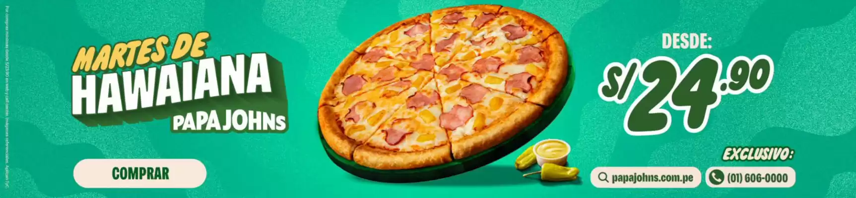 Papa John's (válido hasta 25-10)