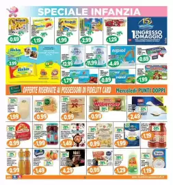 Volantino Il Castoro Supermercati Pagina 2: Gnocchi di patate Molisana €0,99, Doria Bucaneve Maxigocce XL €1,49