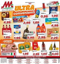 Volantino MA Supermercati Pagina 16: Agromonte salsa pomodori ciliegino €1,00, Colavita olio extra vergine di oliva €5,99