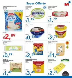 Volantino Migross Superstore Pagina 7: Ricotta Migross €0,85, Mozzarella Santa Lucia Tris €2,89