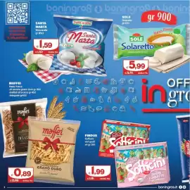 Volantino Boningros Cash and Carry Pagina 2: 2 boningros boningroß boning Tris DalliCardillo Ma Santa arta La Mozzarella