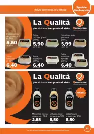 Volantino GrosMarket Pagina 13: Salsa tartufata, tonnata €6,40, Salsa boscaiola piccante €5,99