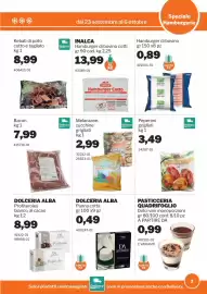 Volantino GrosMarket Pagina 3: Melanzane grigliate €2,99, Panna cotta Dolceria Alba €0,49