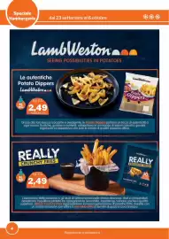 Volantino GrosMarket Pagina 4: Speciale Hamburgerie dal 23 settembre al 6 ottobre *** LambWeston SEEING POSSIBILITIES IN