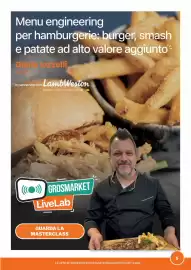 Volantino GrosMarket Pagina 5: Menu engineering per hamburgerie: burger, smash e patate ad alto valore aggiunto Giulio
