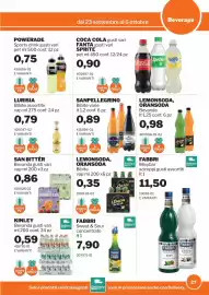 Volantino GrosMarket Pagina 27: Sanpellegrino Bibite varie €0,89, Fabbri Sweet & Sour concentrato €7,90