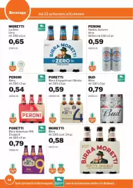Volantino GrosMarket Pagina 28: Birra Moretti €0,58, Birra Bud €0,79